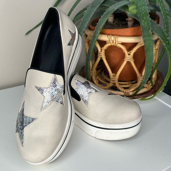 Stella McCartney Shoes - Stella McCartney Star Platform Slip-On Sneakers - EU 39 / US 9